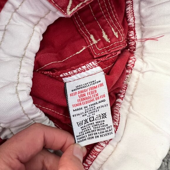 Mini boden shorts boys 4 red cargo casual summer classic preppy vacation school - Picture 6 of 13